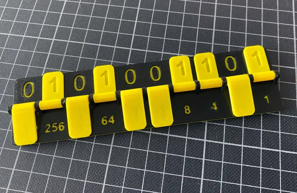 Dụng cụ học chuyển Nhị phân sang Thập phân (Binary to Decimal Learning Tool) - Image 1