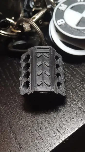 Móc Khóa Khối Động Cơ V8 Độc Đáo Cho Dân Sành Xe - Image 1