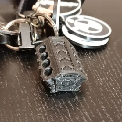 Móc Khóa Khối Động Cơ V8 Độc Đáo Cho Dân Sành Xe