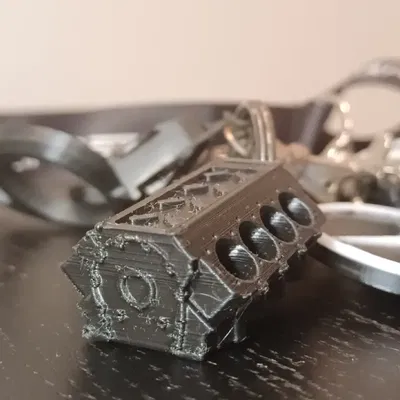 Móc Khóa Khối Động Cơ V8 Độc Đáo Cho Dân Sành Xe