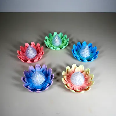 Đèn Tealight Ngọn Lửa Hoa Diwali