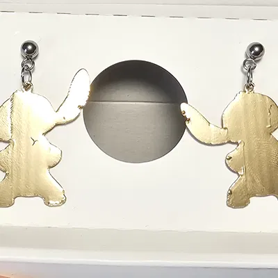 Bông tai Stitch (Stitch earings)