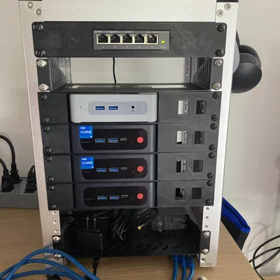 Khay gắn rack 10" cho Beelink Sei12 (Parametric)