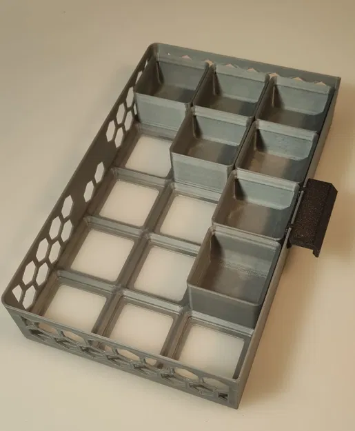 Ngăn kéo Gridfinity “Poor man's” slim (tiết kiệm filament) v4 - Image 3