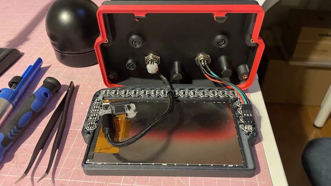 VoCore 5" Dash - 24 LEDs - Arduino/Simhub (Nâng cấp) - Image 11