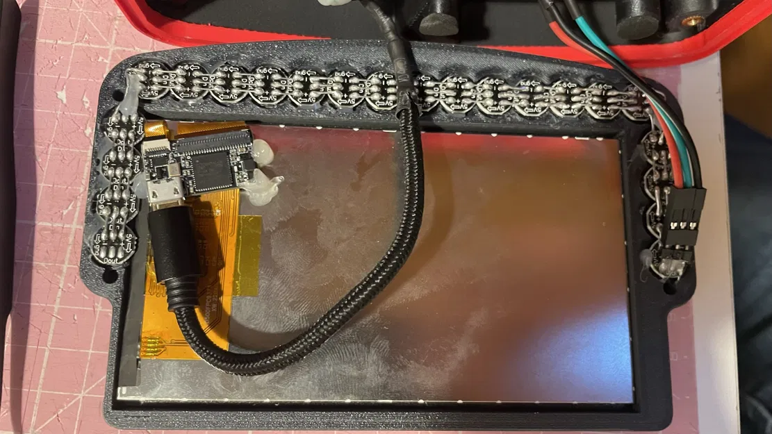 VoCore 5" Dash - 24 LEDs - Arduino/Simhub (Nâng cấp) - Image 13