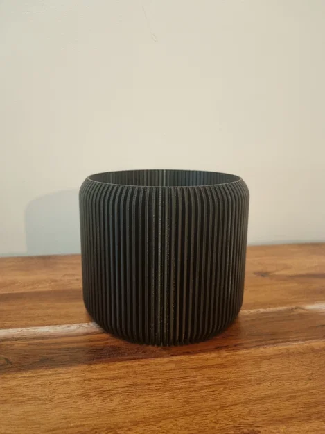Chậu cây/Bình hoa tham số (Parametric) dạng rãnh hiện đại (Vase-mode) - Image 2