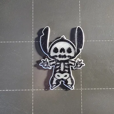 Mô Hình Stitch Xương Phát Sáng Độc Đáo - Trang Trí Halloween