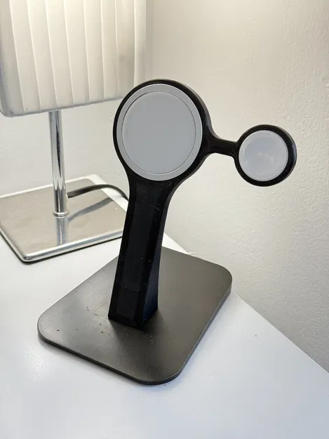 Kệ sạc MagSafe treo đôi cho iPhone & Apple Watch (Double Floating) - Image 1