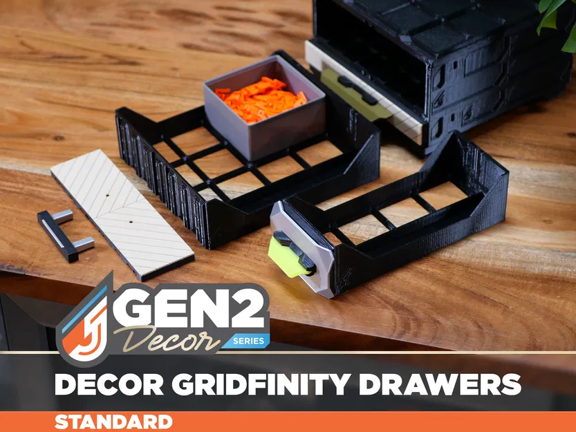 GEN2 Decor - Gridfinity Drawers - STANDARD (Ngăn kéo chuẩn Standard) - Image 1