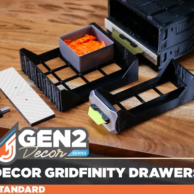 GEN2 Decor - Gridfinity Drawers - STANDARD (Ngăn kéo chuẩn Standard)