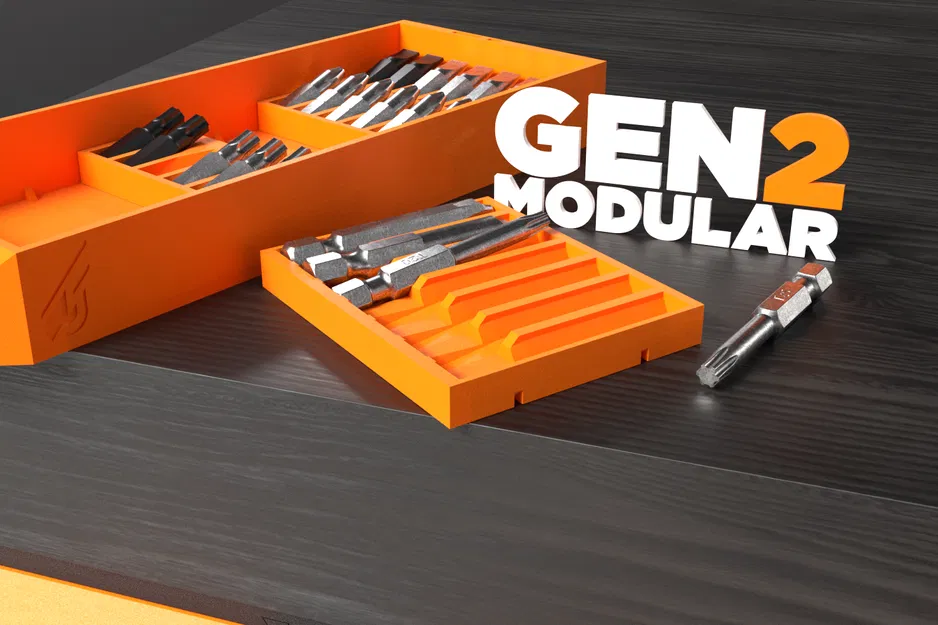 Khay ngăn kéo GEN2 Hex Bit (2 inch) – Nhấn nghiêng để nhả - Image 1