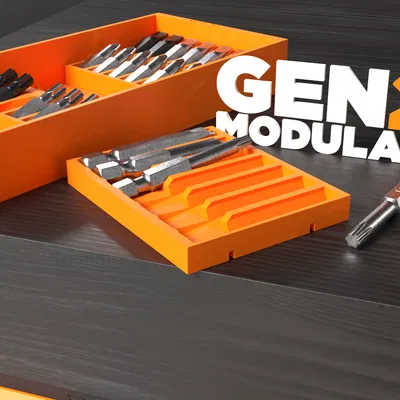 Khay ngăn kéo GEN2 Hex Bit (2 inch) – Nhấn nghiêng để nhả