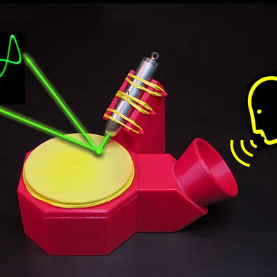 Bộ trực quan hóa sóng âm bằng laser