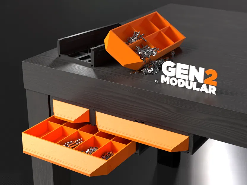 GEN2 Mini Parts Drawers – Ngăn Kéo Mini Gen2 cho khay in 180×180 - Image 1