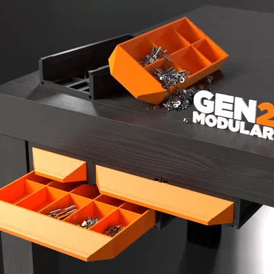 GEN2 Mini Parts Drawers – Ngăn Kéo Mini Gen2 cho khay in 180×180