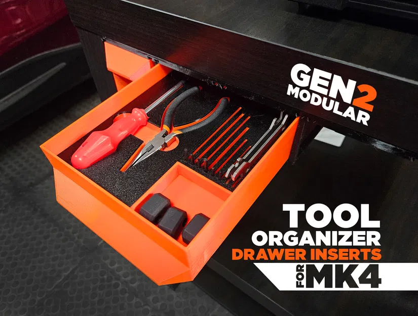 Bộ Insert Sắp Xếp Dụng Cụ GEN2 cho Prusa MK3 - Image 1