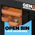 GEN2 Open Bin Lack Drawers – Ngăn kéo mở phía trước cho bàn IKEA Lack - Thumbnail 5