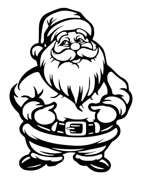 Trang Trí Tường Ông Già Noel 3D - Đồ Chơi Giáng Sinh - Image 1