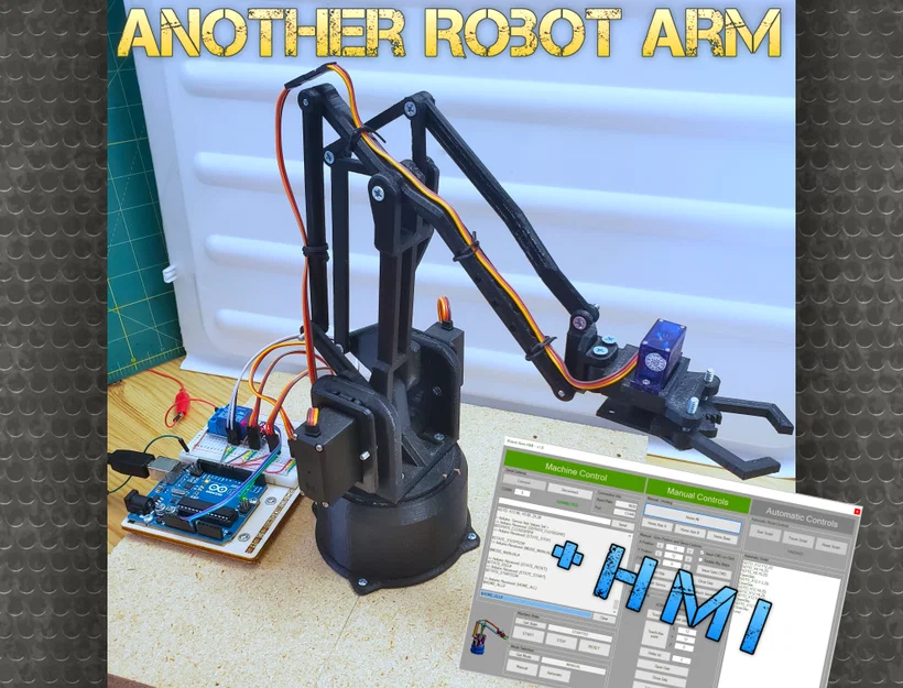 ARA - Another Robot Arm! (Cánh tay robot điều khiển Arduino + WinForms) - Image 1