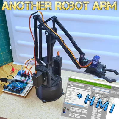 ARA - Another Robot Arm! (Cánh tay robot điều khiển Arduino + WinForms)