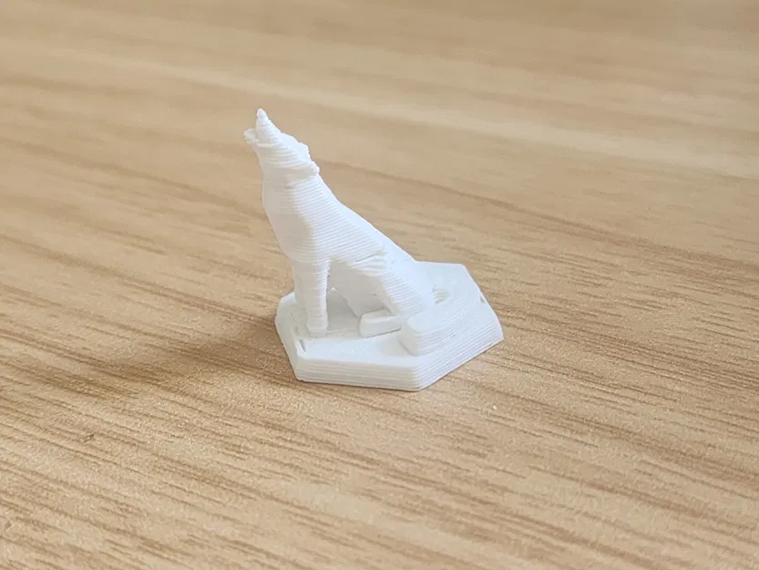 Mô Hình Sói 3D Cho Game RPG Bàn Cờ - Image 1