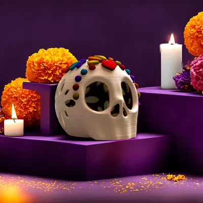 Calaverita de Azucar (Sugar Skull) – Đầu lâu Đường Día de Muertos