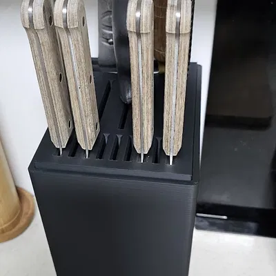 Khối Cắm Dao Nhà Bếp (Kitchen Knife Block)