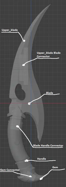 Dao Găm Fantasy 3D - Đạo Cụ Cosplay Độc Đáo - Image 2