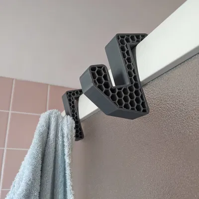 Móc Treo Khăn Tắm 3D Đơn Giản Mà Tiện Lợi