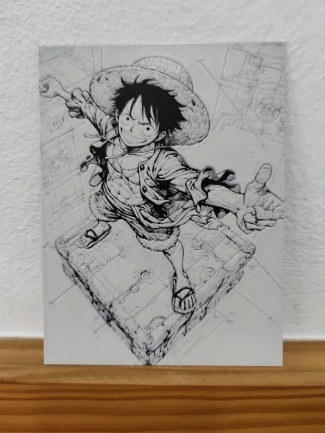 Mô Hình Hueforge Luffy - Tượng One Piece 3D Độc Đáo - Image 1