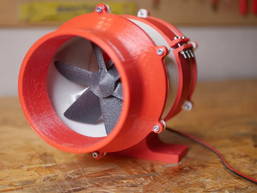 Quạt Duct Fan in 3D dùng Motor 775 - Image 1