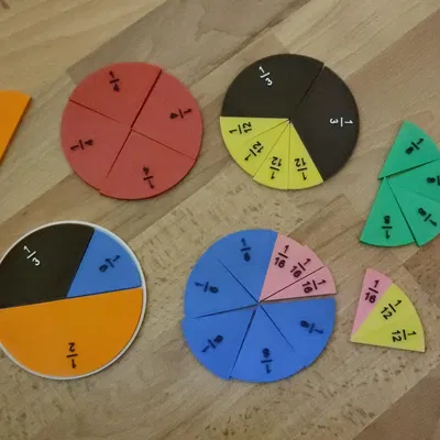 Bộ học phân số (Fraction learning kit)