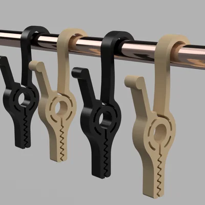 Kẹp Móc Treo Đa Năng Dễ In 3D