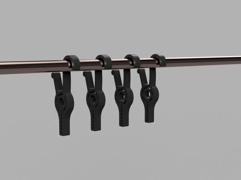 Kẹp Móc Treo Đa Năng Dễ In 3D - Image 3