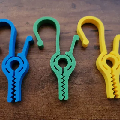 Kẹp Treo Đa Năng "Hook Clip 28mm" - Giải pháp giữ đồ tiện lợi