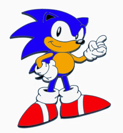 Mô Hình 3D Sonic Siêu Tốc - Tự Tay Tạo Nên Huyền Thoại - Image 1