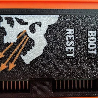 Vỏ Case Flipper Zero Wi-Fi Module Logo Marauder Skull Chữ To