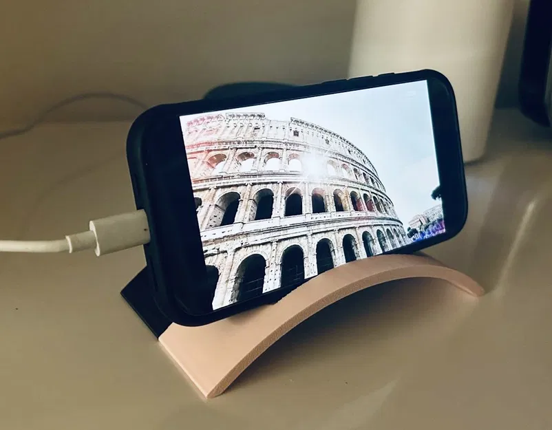 Đế Đỡ Điện Thoại Cong Phong Cách Tối Giản - Image 2