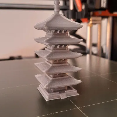 Tháp Pagoda Nhật Bản Đơn Giản (Simple Japanese Pagoda)