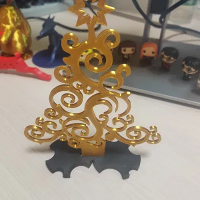 Cây Thông Noel 3D Trang Trí Bàn Làm Việc Độc Đáo