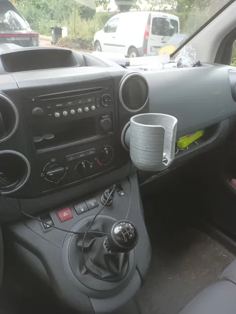 Khay giữ ly cho Citroen Berlingo/Peugeot Partner gen 2 (2008–2018) - Image 2