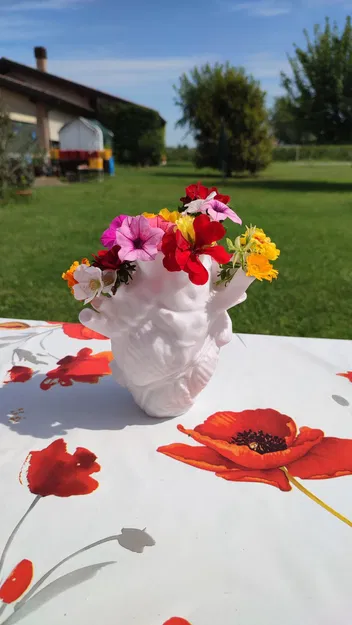 Bình (vase) 3D hình trái tim giải phẫu (anatomical heart-shaped vessel) - Image 5