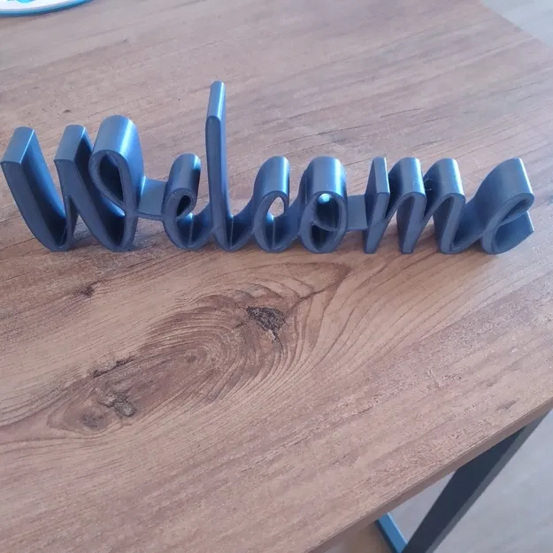 Bảng chữ “Welcome” đứng độc lập trang trí nhà cửa - Image 2