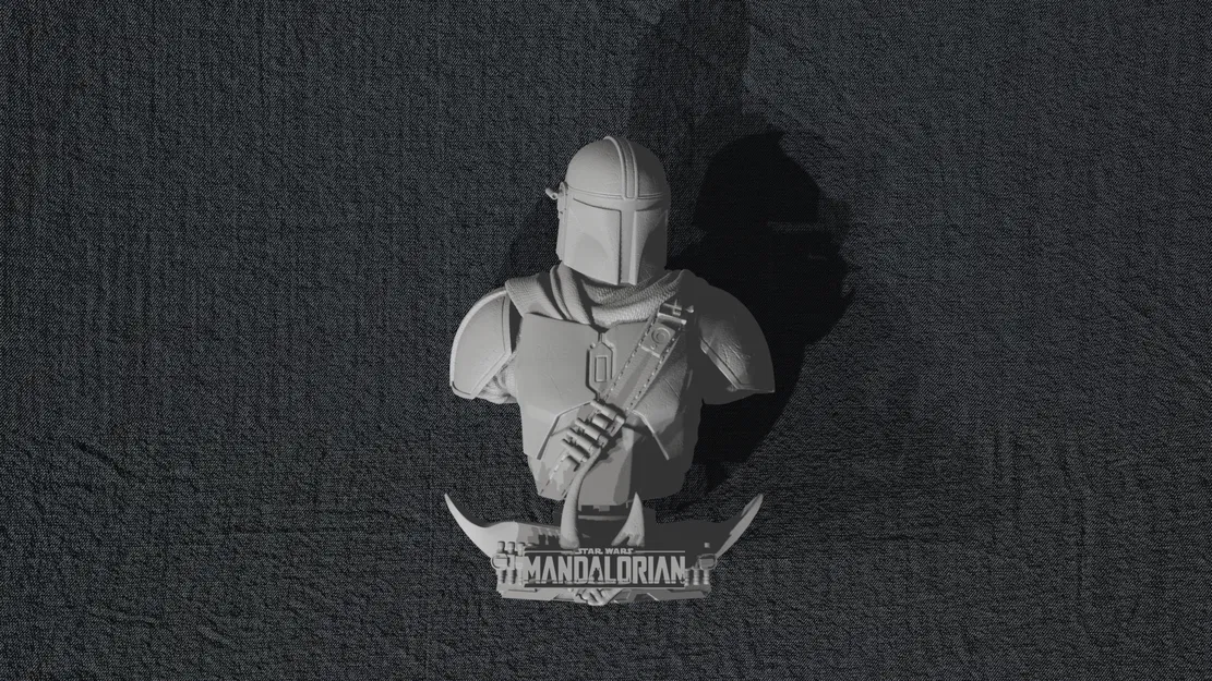 Tượng Bán Thân Mandalorian (Star Wars) #11 - Image 1