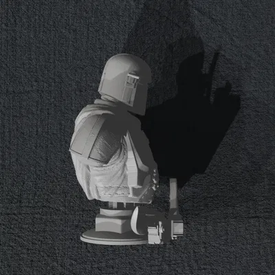 Tượng Bán Thân Mandalorian (Star Wars) #11