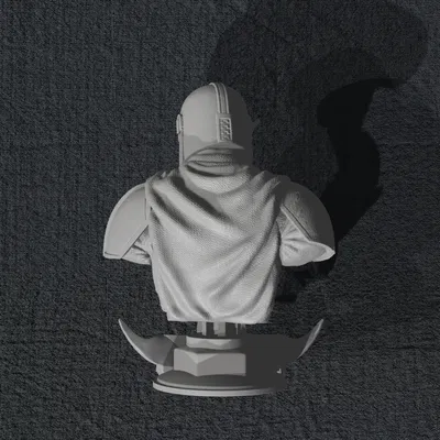 Tượng Bán Thân Mandalorian (Star Wars) #11