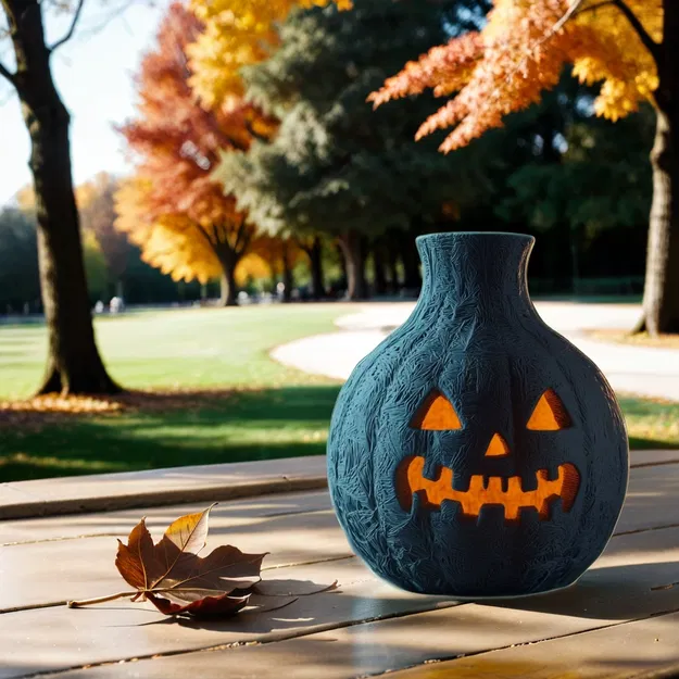 Bình Hoa Đầu Bí Ngô (Pumpkin Head Vase) - Image 3