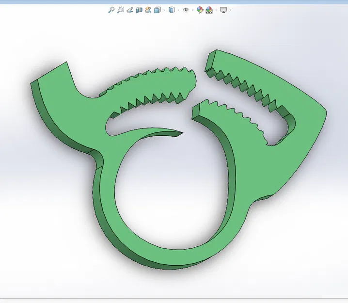 Kẹp ống có răng, ⌀8mm trở lên, tái sử dụng! Quản lý dây/cáp - Image 1