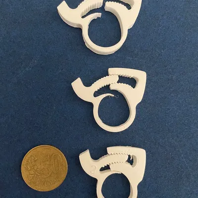 Kẹp ống có răng, ⌀8mm trở lên, tái sử dụng! Quản lý dây/cáp